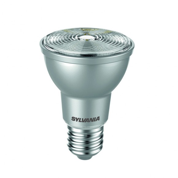 Sylvania 0029196 LED-Leuchtmittel 1x7,2W | E27 | 540lm | 3000 K - Silber