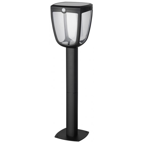 Sylvania 0054042 LED Gartensolarsäule Gizmo 1x2W | 345lm | 4000 K | IP54 - schwarz