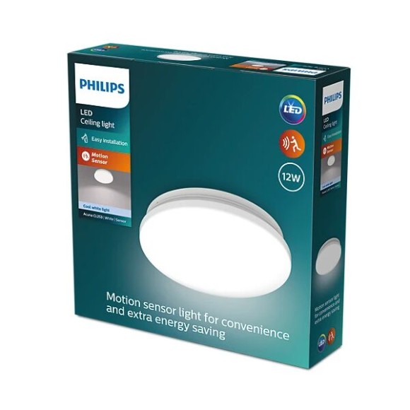 Philips 8720169296008 LED Deckenleuchte Acuna  | 12W integrierte LED-Quelle | 1500lm | 4000K