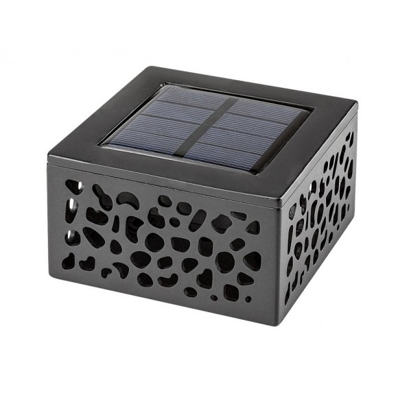 Rabalux 7032 LED Outdoor Solar Tischleuchte Medulin 1x0,5W | 8lm | 3000 K | IP44 - schwarz