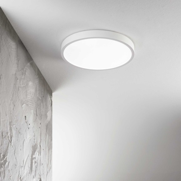 Ideal lux 318264 LED Deckenleuchte RAY  | 26W integrierte LED-Quelle | 4050lm | 3000+4000K