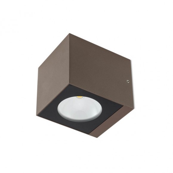 Redo 90099 TEKO Außenwandleuchte CREE COB LED 6W | 660/580lm | 3000 K | IP65 - braun