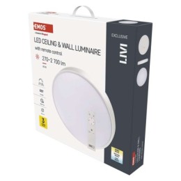 EMOS ZM5163 LED Deckenleuchte LIVI  | 45W integrierte LED-Quelle | 2700lm