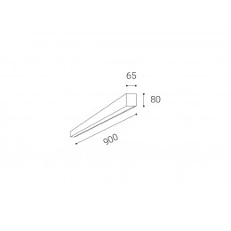 LED2 1310151 LED Deckenleuchte Lino 90 P 1x12-20W | 1320-2200lm | 3000K/3500K/4000K | CCT