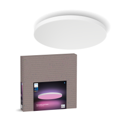 Philips Hue 8720169277557 LED Deckenleuchte Datura XL Round | 67W integrierte LED-Quelle | 2000-6500