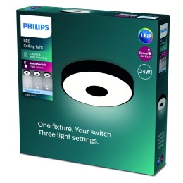 Philips 8720169301313 LED Deckenleuchte Coiner  | 24W integrierte LED-Quelle | 2800lm | 4000K