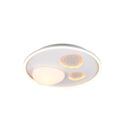 Trio T643110131 LED Anbau-Kronleuchter PEBBLE  | 36W integrierte LED-Quelle | 4500lm | 2700-6500K